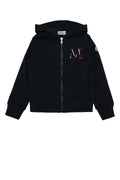 Moncler Jr Kids Hoodie — Black