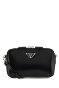 Prada Leather Crossbody Bag — Black
