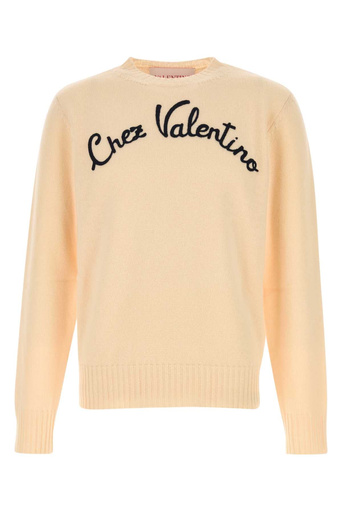 Valentino Garavani Chez Sweater — Beige