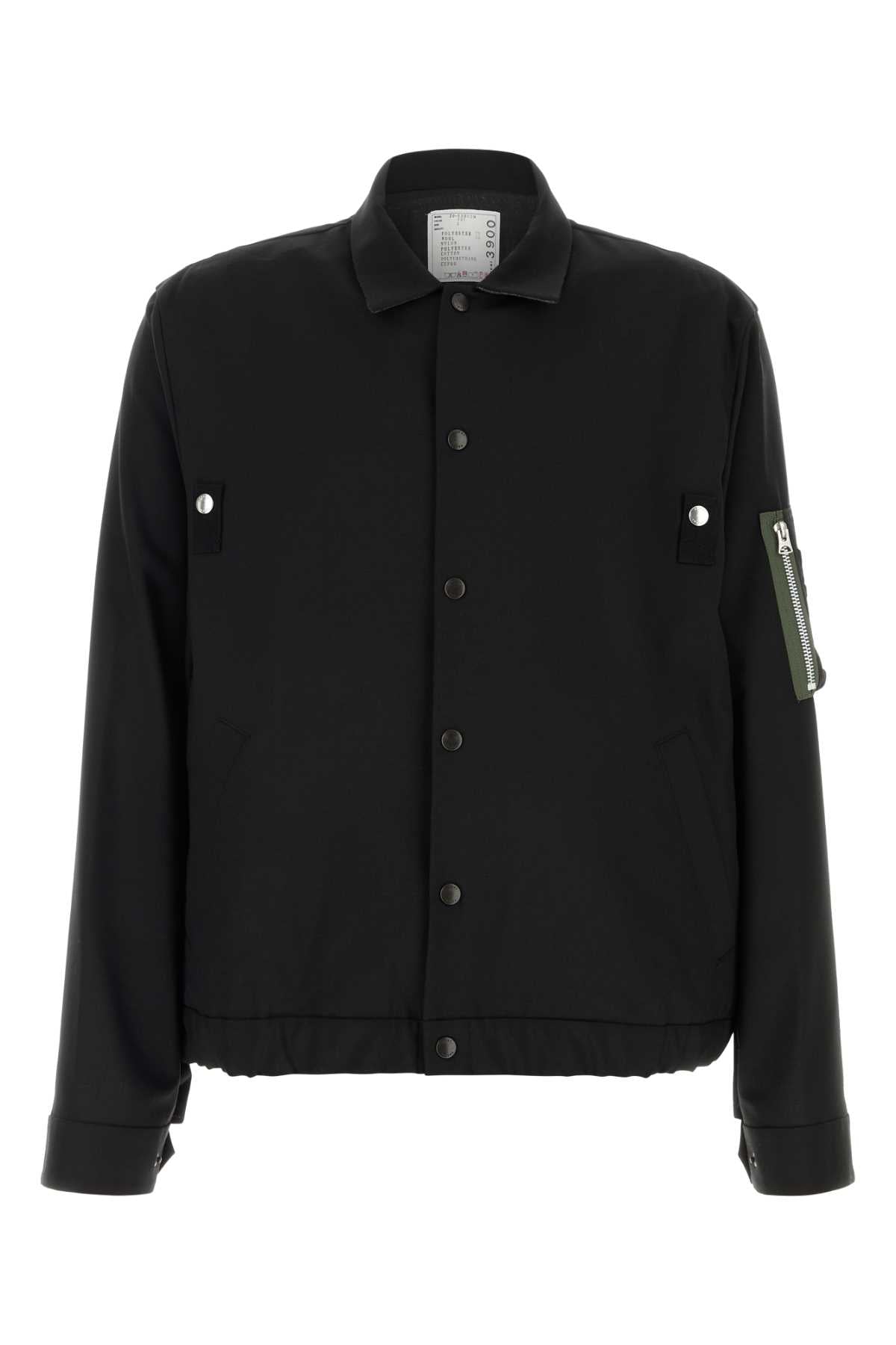 Sacai Nylon Jacket — Black