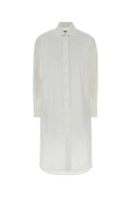 Jil Sander Poplin Shirt Dress Dress — White