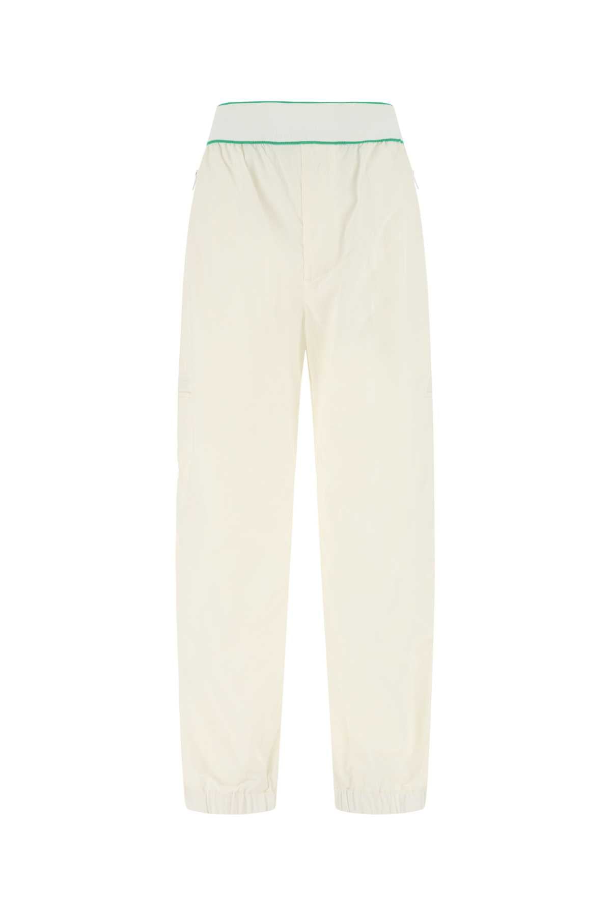 Bottega Veneta Nylon Trousers — White