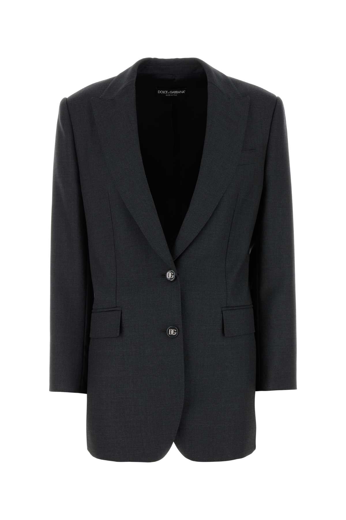 Dolce & Gabbana Wool Blazer — Gray