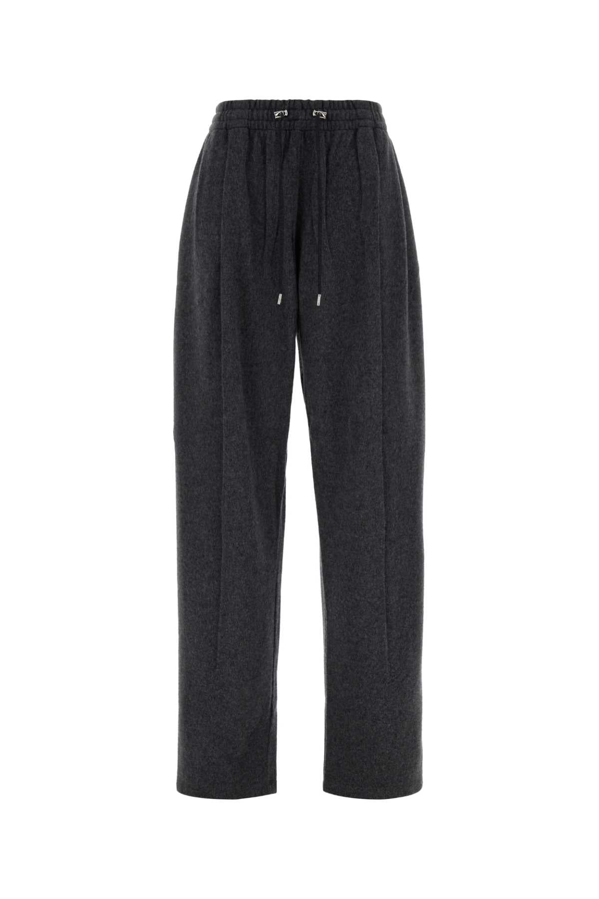 Prada Virgin Wool Blend Trouser — Gray