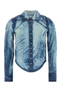 Diesel Lyocell Tie-Dye Shirt — Blue