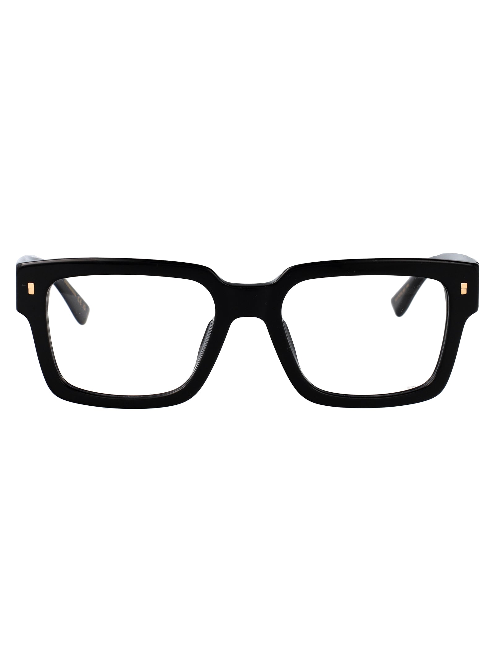 D2 0167-G 807 Black Acetate Optical