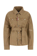 Dsquared2 Cotton Jacket — Beige