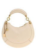 Chloé Smooth Leather Shoulder Bag — Beige