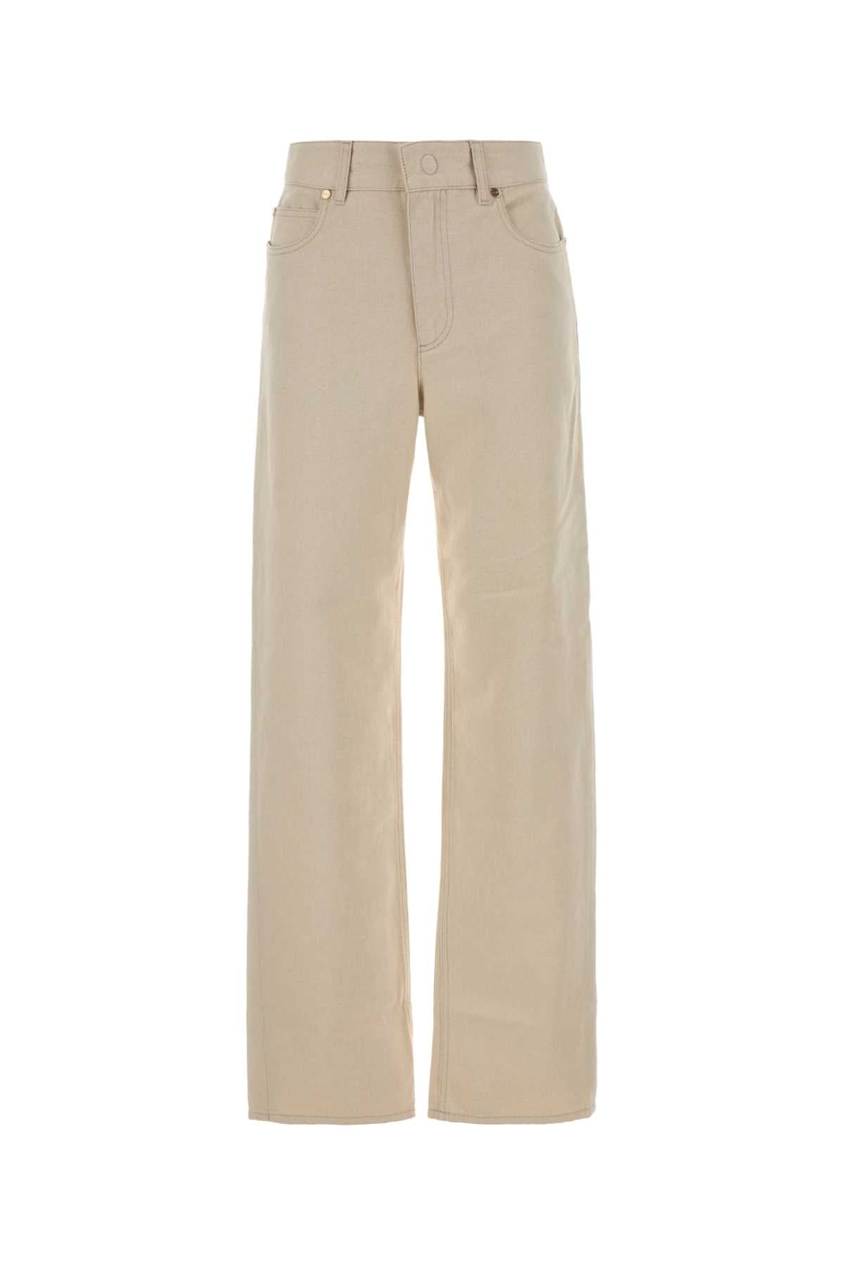 Fendi Reverse Jeans — Beige