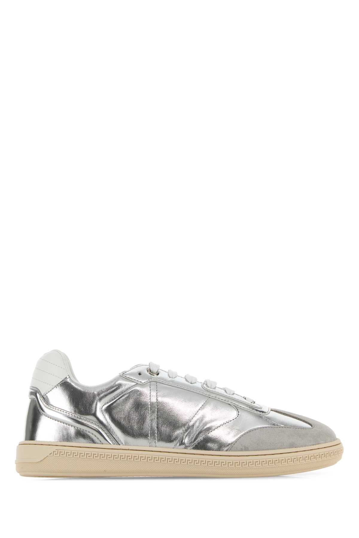 Versace Free Sneaker — Silver
