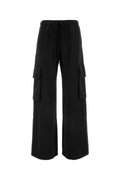 Palm Angels Cotton Cargo Joggers — Black