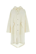 Jil Sander Cotton Hooded Raincoat — White