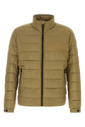 Hugo Boss Quilted Polyester Padded Down Jacket — Beige