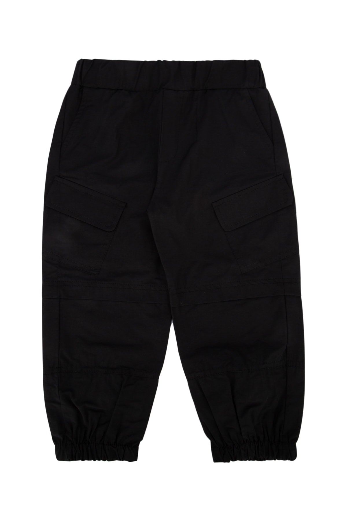 Msgm Kids Cargo Pocket Cargo Pants — Black