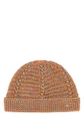 Valentino Garavani BEANIE Linen Blend Knitted Beanie — Multicolor