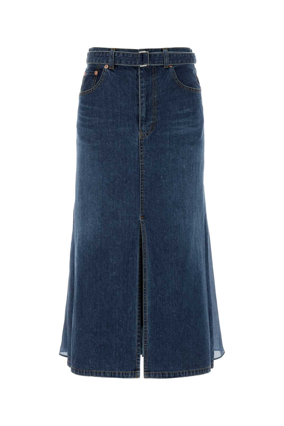 Sacai Skirt Skirt — Blue