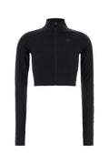 Burberry Stretch Nylon Sweatshirt — Black
