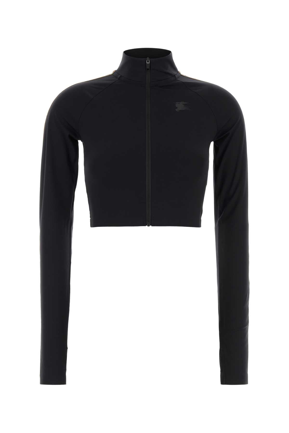 Burberry Stretch Nylon Sweatshirt — Black