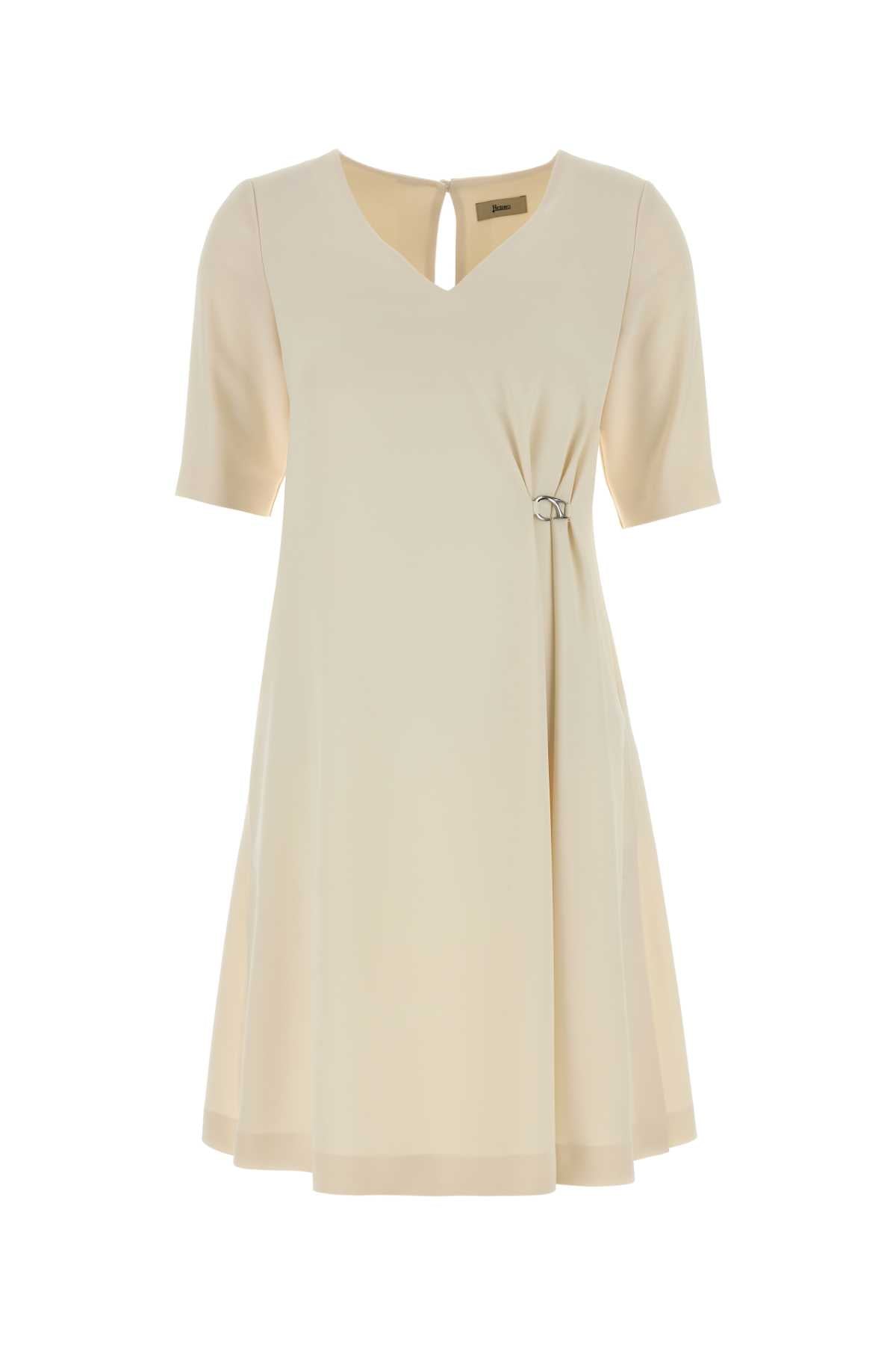 Herno Mezza Dress — White