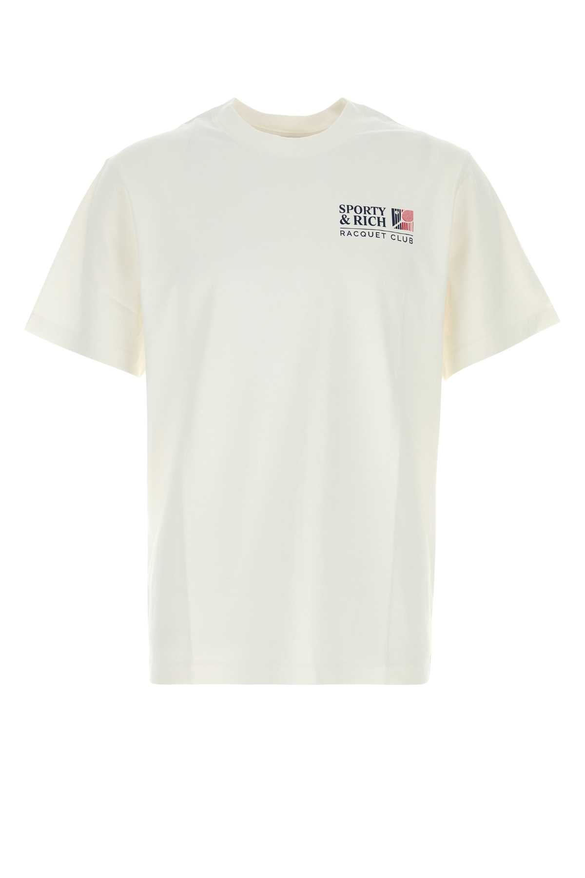 Sporty & Rich Tshirt T-Shirt — White
