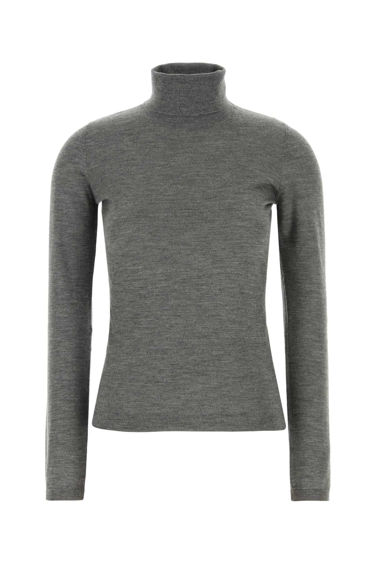 Brunello Cucinelli Turtleneck Sweater — Gray