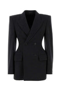 Balenciaga Hourglass Blazer — Gray