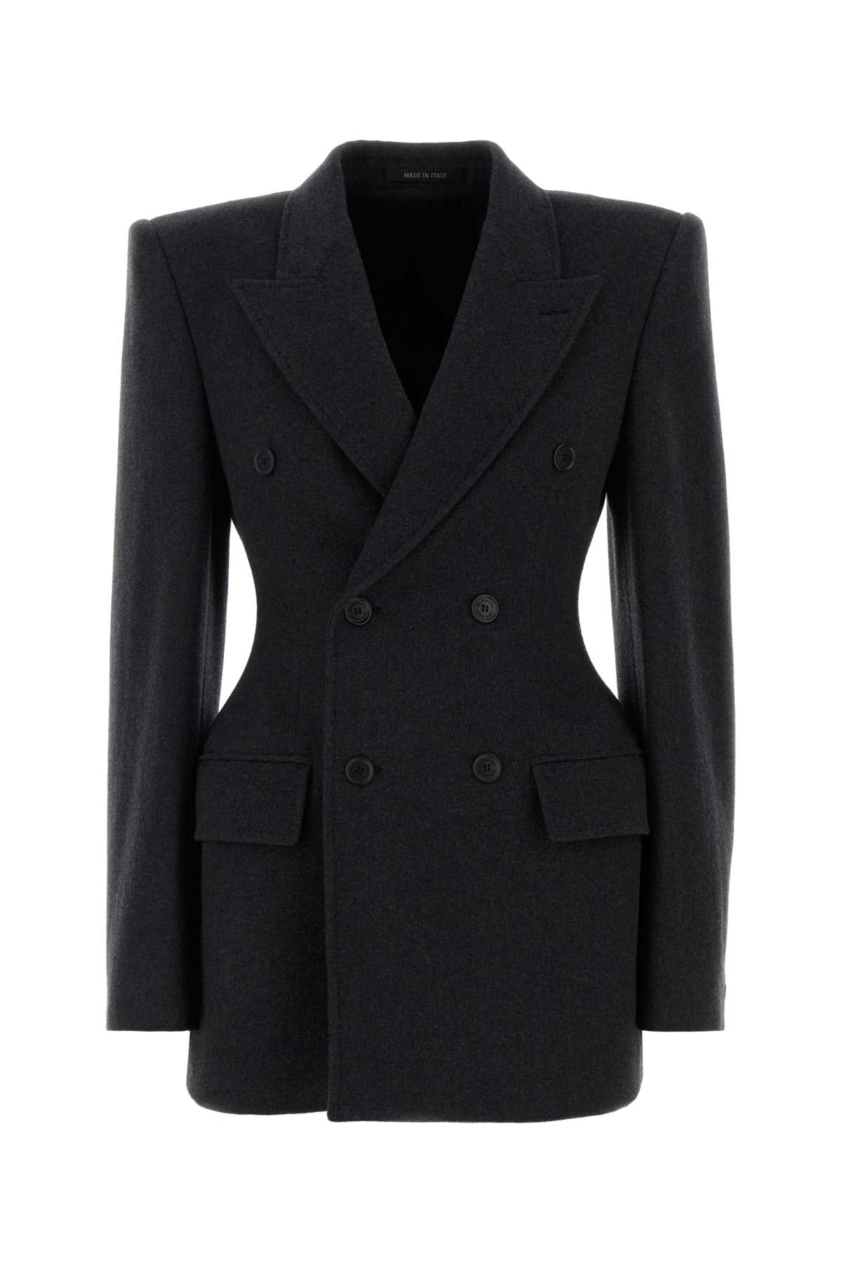 Balenciaga Hourglass Blazer — Gray