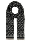 Bufanda con calavera Alexander McQueen - Gris