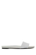 Prada Leather Slipper — White