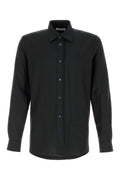 Jil Sander Virgin Wool Mohair Blend Shirt — Black