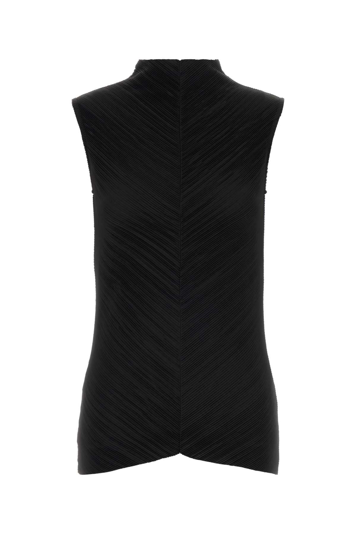 Calvin Klein Plisse Tank Top — Black
