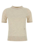 Burberry Wool T-Shirt — Beige