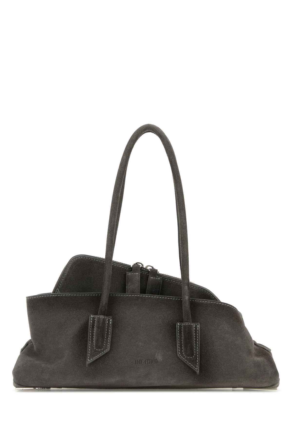 The Attico La Passeggiata Small Top Handle Bag — Gray
