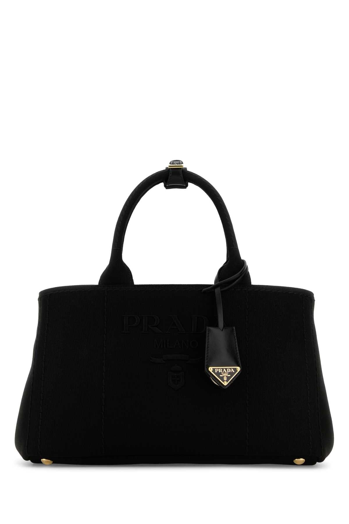 Prada Canvas Tote Bag — Black