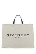 Givenchy Canvas Logo Tote Bag — Beige