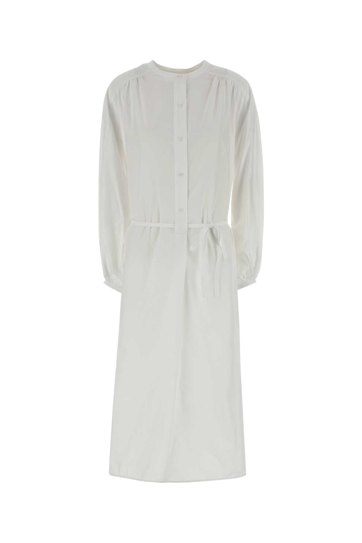 Loulou De Saison Blouse Shirt Dress — White
