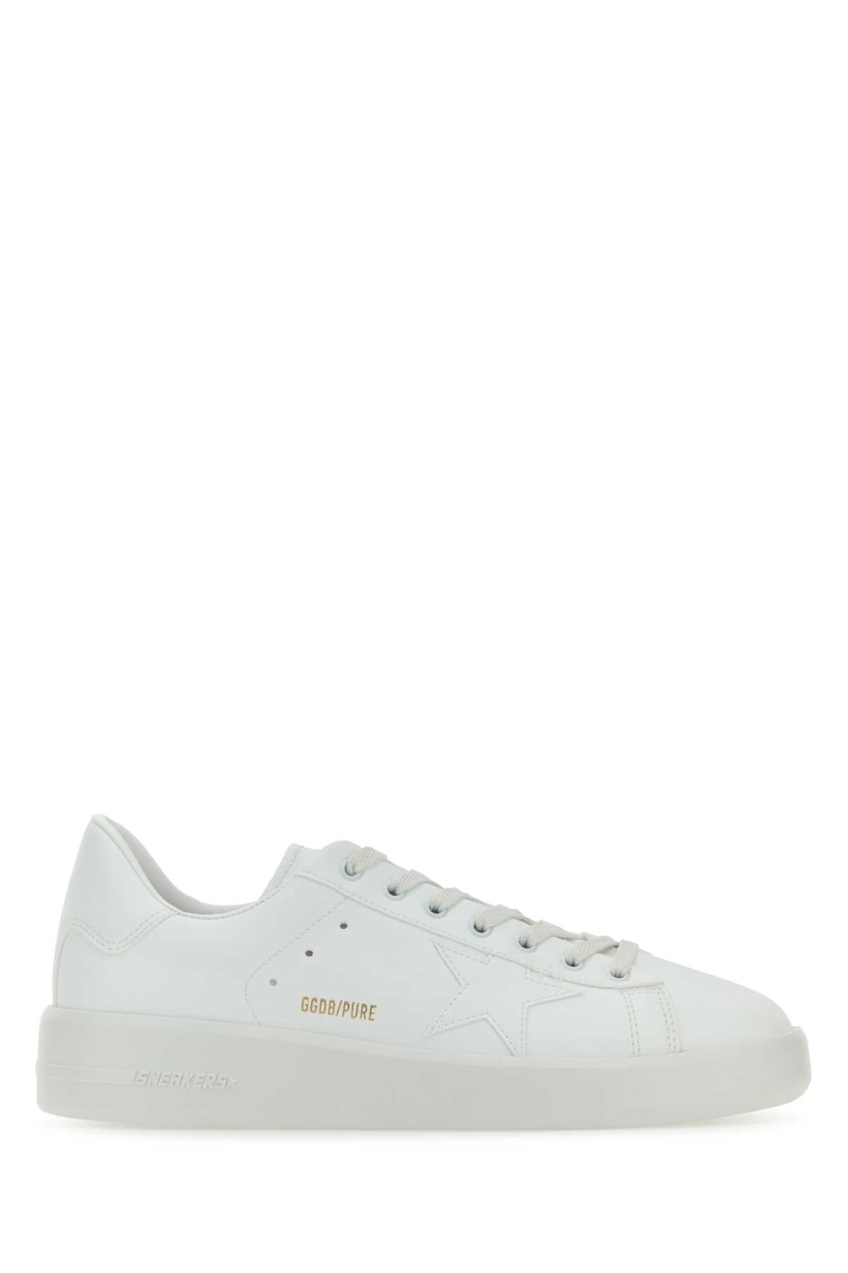 Golden Goose Deluxe Brand White Leather Sneaker — White