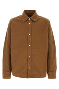 A.P.C. Cotton Denim Jacket — Brown