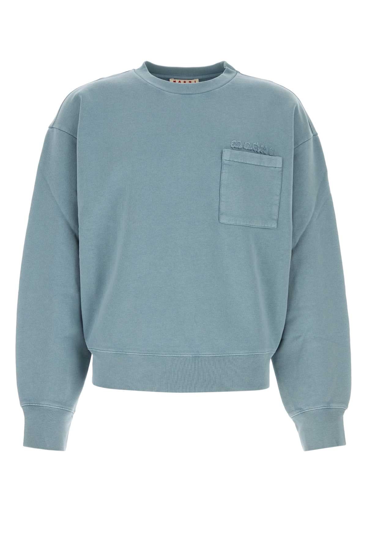 Marni Cotton Sweatshirt — Blue