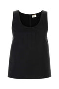 Saint Laurent Tailleur Tank Top — Black