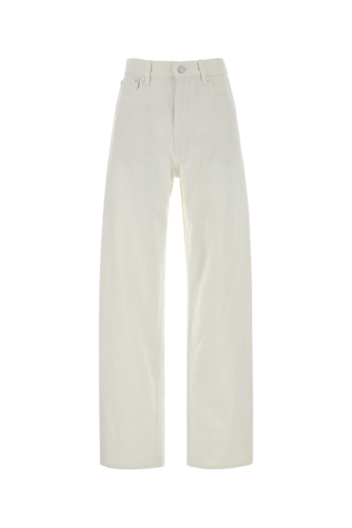 Jil Sander Cotton Jeans — White