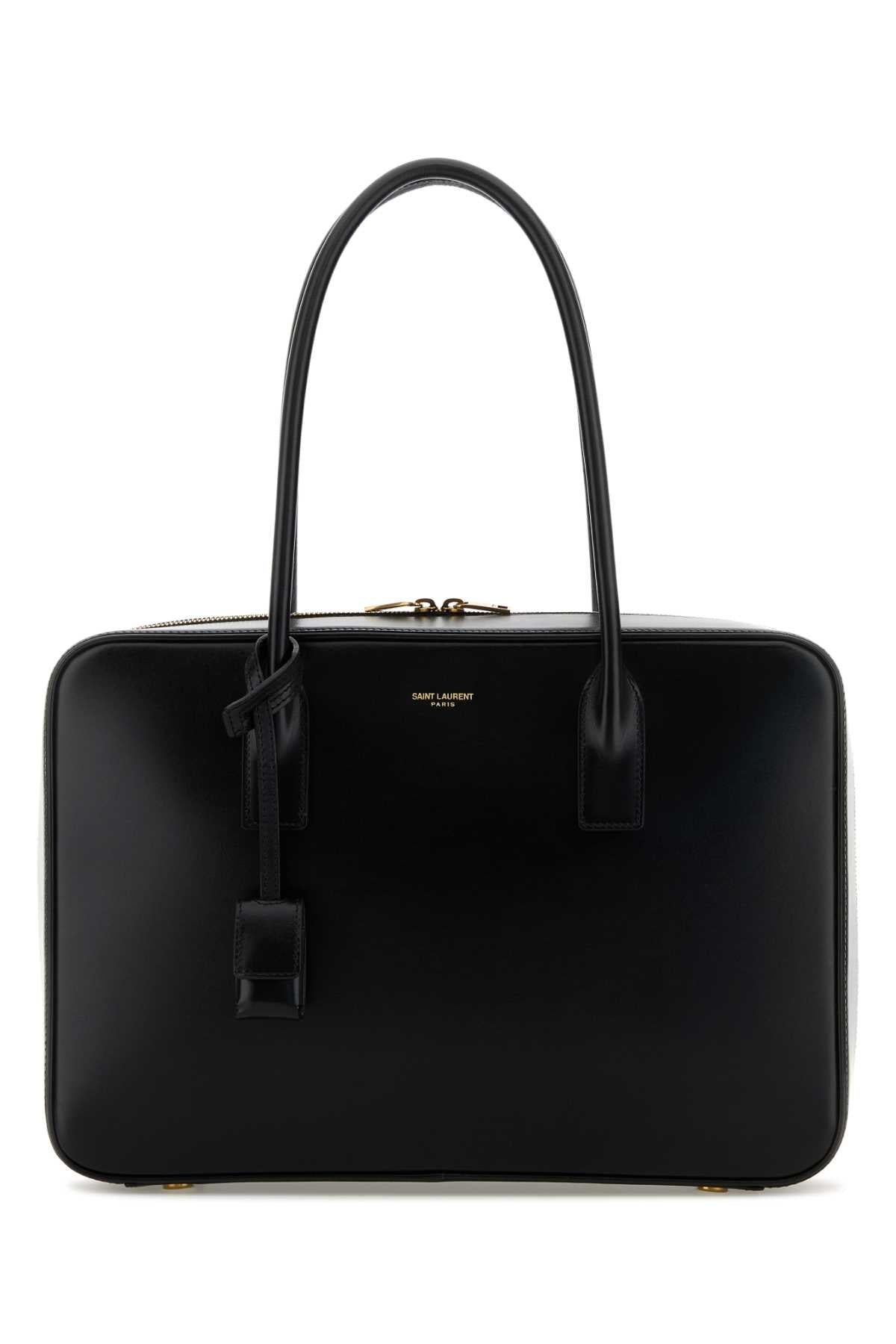 Saint Laurent Sac de Jour Shoulder Bag — Black
