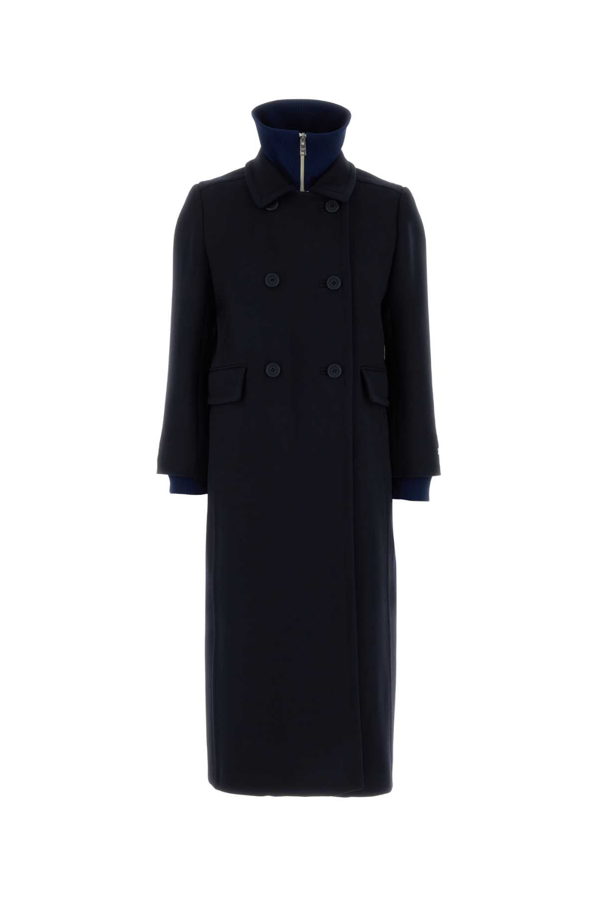 Prada Soprabiti Coat — Navy