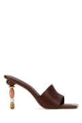 Cult Gaia Mahina Mule — Brown