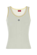 Kenzo Boke Flower 2.0 Rib Tank Top — White