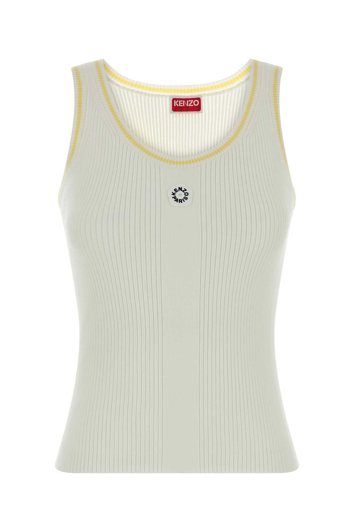 Kenzo Boke Flower 2.0 Rib Tank Top — White