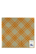 Burberry Wool Jacquard Blanket — Orange