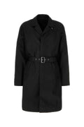 Prada Re-Nylon Trench Coat — Black