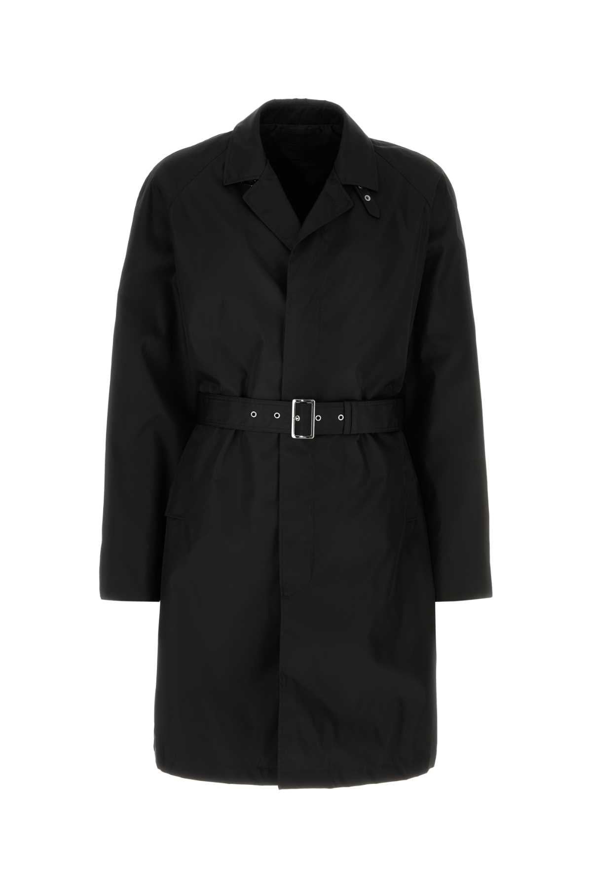 Prada Re-Nylon Trench Coat — Black