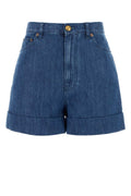 Valentino Garavani Pantalones cortos vaqueros — Azul